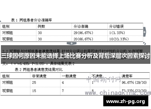三球因何原因未能选择上场比赛分析及背后深层次因素探讨