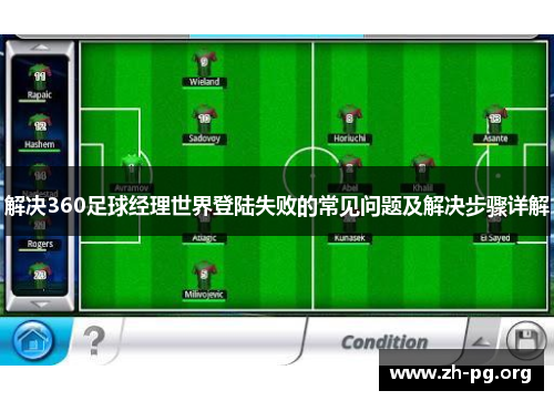 解决360足球经理世界登陆失败的常见问题及解决步骤详解